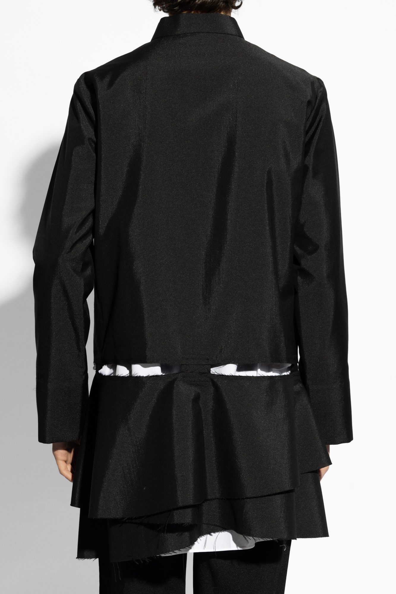 BLACKER様 Black Blazer with standing collar Comme des Garçons Black